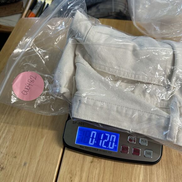 Free People Shorts Womens 30 Distress Denim Jean White Cut Off Button Fly We The - Picture 13 of 13